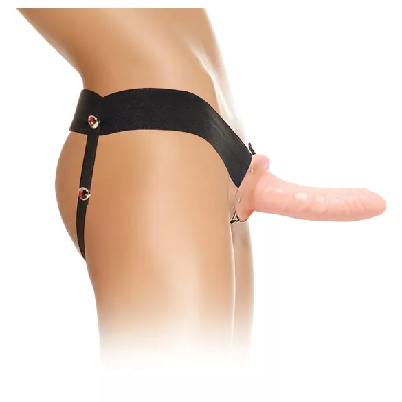 Fetish Strap-On 6 - strap-on šuplji dildo - natur boja