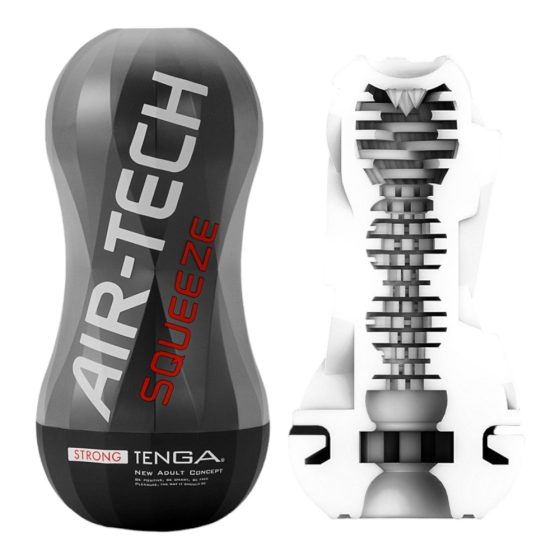 TENGA Air-Tech Squeeze Strong - usisni masturbator (crni)
