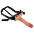 Realistixxx Strap-on - prirodni, šuplji dildo za remen