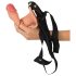 Realistixxx Strap-on - prirodni, šuplji dildo za remen