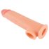 Realistixxx - produžni penis rukav s prstenom - 19 cm (prirodno)