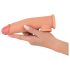 Realistixxx - produžni penis rukav s prstenom - 19 cm (prirodno)