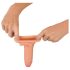 Realistixxx - produžni penis rukav s prstenom - 19 cm (prirodno)