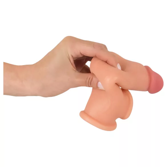 Realistixxx - penis navlaka s prstenom - produžuje penis - 19cm - natur