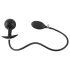 You2Toys - analni čep s pumpicom i kuglicama (crni)