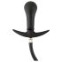 You2Toys - analni čep s pumpicom i kuglicama (crni)