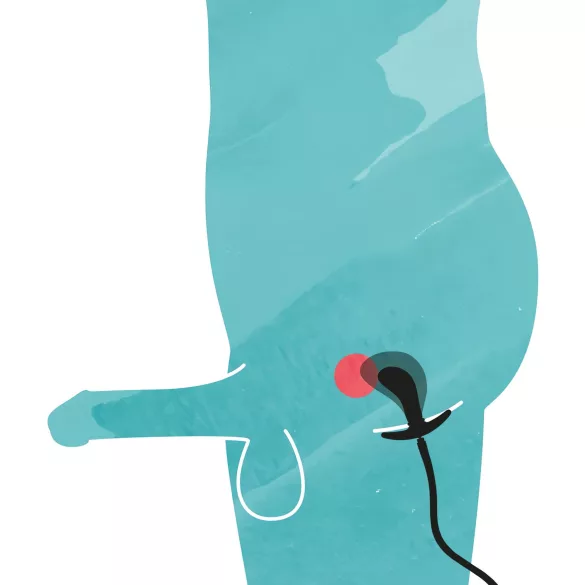 You2Toys - analni čep sa pumpom - crni