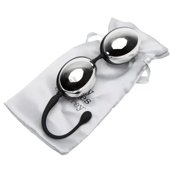 Fifty Shades of Grey - gejša kuglice - metalne - srebrna