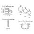 You2Toys - Chastity Cage - metalna penisna kućica s lokotom