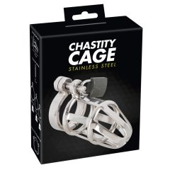 You2Toys - Chastity Cage - metalni kavez za penis s lokotom