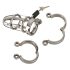 You2Toys - Chastity Cage - metalna penisna kućica s lokotom