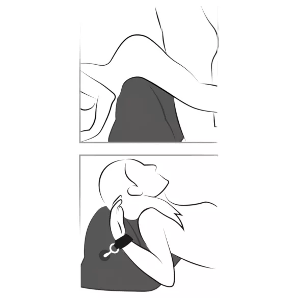 You2Toys - jastuk za seks na napuhavanje set - crna