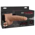 Fetish Strap-On - strap-on dildo s ejakulacijom - realističan - 19 cm - natur