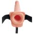 Fetish Strap-On 9 - pričvrstivi šuplji dildo s prskanjem (prirodni izgled)
