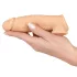 Realistixxx - penis navlaka s prstenom - 16 cm - prirodna boja