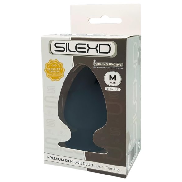Silexd M - prilagodljivi analni plug - 11 cm (crni)