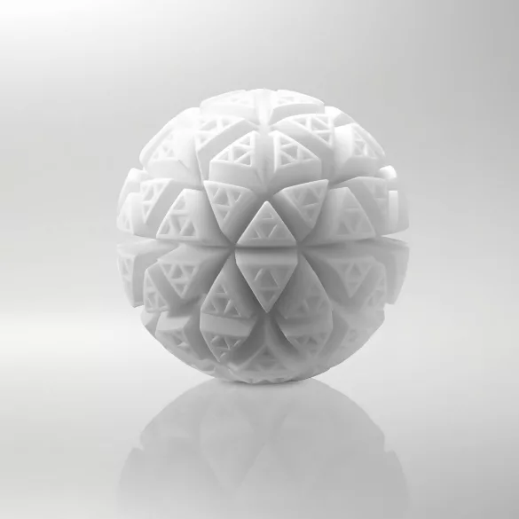 TENGA GEO - masturbator s valovitom teksturom - Glacier