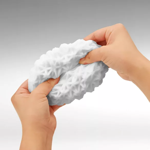 TENGA GEO - masturbator s valovitom teksturom - Glacier