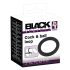 Black Velvet - silikonski prsten za penis (crni) - 5cm