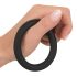 Black Velvet - silikonski prsten za penis (crni) - 5cm
