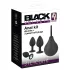 Black Velvets - set analnih čepova - 4 komada - crni