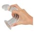 Kristalno Jasno - analni dildo set - 3 dijela (prozirno)