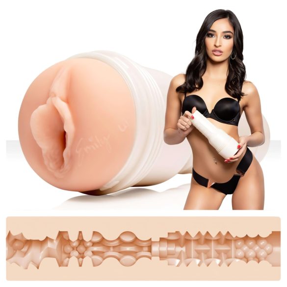 Fleshlight Emily Willis Squirt - realistična umjetna vagina - natur