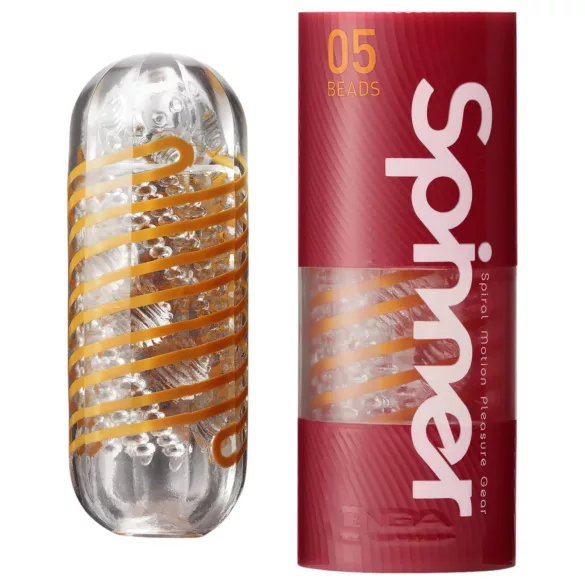 TENGA Spinner Beads - masturbator za muškarce - prozirni