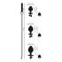 You2Toys - Set analnih čepova - analni set s povodcem (srebrna)