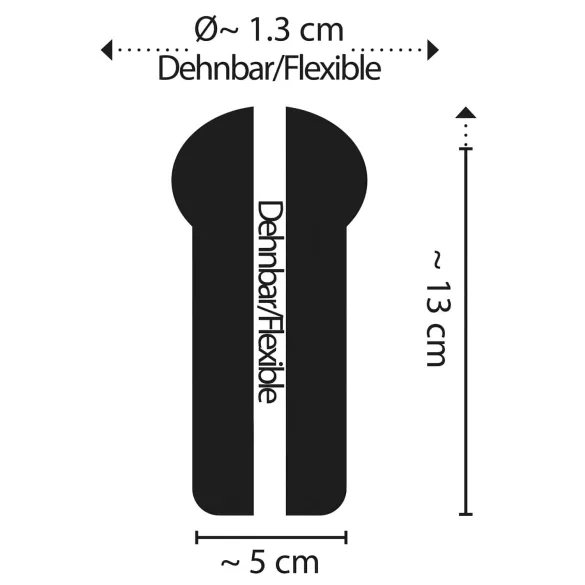 STROKER Speed - masturbator umjetna guza - prozirno