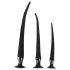 You2Toys - extra dugi analni set pluga (3-dijelni) - crna