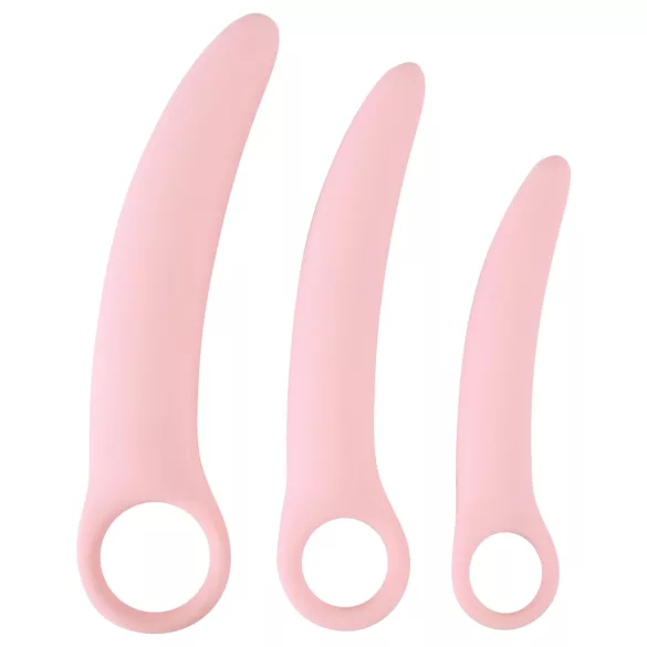 SMILE - set vaginalnih trenažera - dildo set - roza - 3 komada