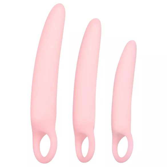SMILE - set vaginalnih trenažera - dildo set - roza - 3 komada