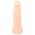 Realistixxx Double F - realistični dildo s prstenom za penis (prirodni)