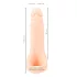 Realistixxx Double F - realistični dildo s penis prstenom - natur