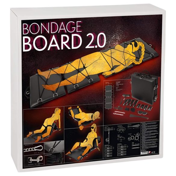 You2Toys Bondage Board 2.0 - prijenosni krevet za vezivanje set