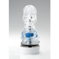 TENGA Aero - super usisni masturbator za usta (bijelo-plavi)