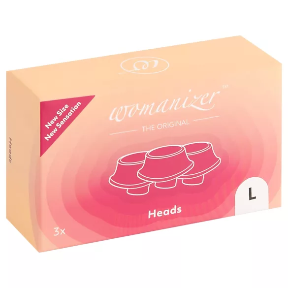 Womanizer L - rezervni nastavci za usisavanje - bijeli - veliki (3 komada)