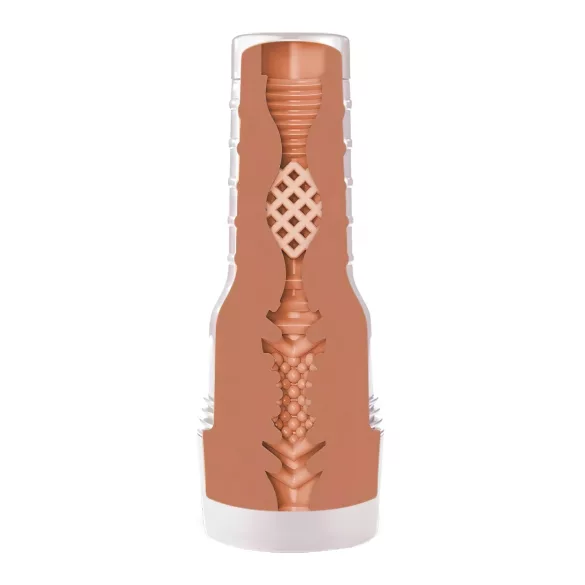 Fleshlight Autumn Falls Cream - realistična vagína - natur