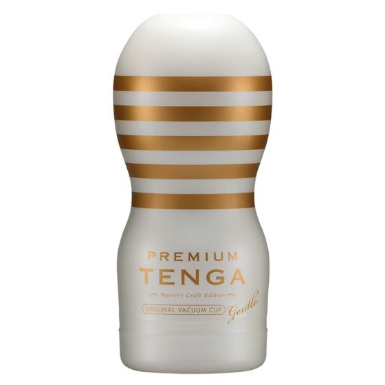 TENGA Premium Gentle - masturbator za jednokratnu upotrebu (bijeli)