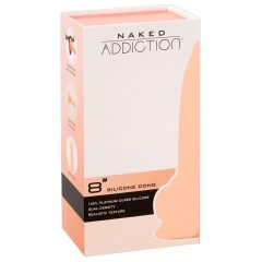   Naked Addiction 8 - realističan dildo s ljepljivim potplatom (20 cm)