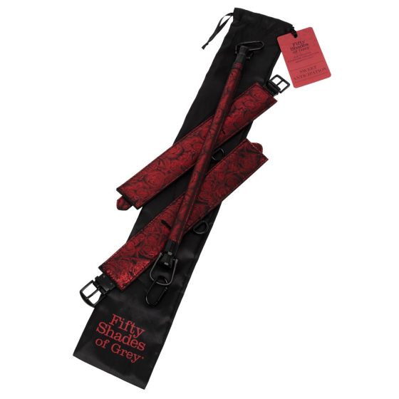 Pedeset nijansi sive - šipka za širenje nogu sa stezaljkom (crno-crvena)
