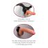 Real Feel Deluxe No.9 - prirodni realistični vibrator s testisima
