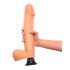 Real Feel Deluxe No.12 - realistični vibrator s testisima (natur)