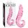 Icicles No. 24 - rebreni stakleni dildo s jezikom (roza)