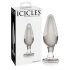 Icicles No. 26 - stakleni analni čep (prozirni)