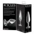 Icicles No. 26 - stakleni analni čep (prozirni)