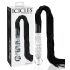 Icicles No. 38 -  kožni bič i stakleni dildo (prozirno-crno)
