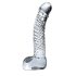 Icicles No. 61 - ručno izrađeni stakleni dildo u obliku penisa (prozirni)