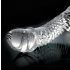 Icicles No. 61 - ručno izrađeni stakleni dildo u obliku penisa (prozirni)